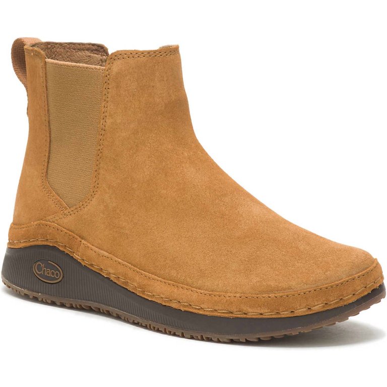 Women Paonia Chelsea Boots In Carmel Brown - Carmel Brown