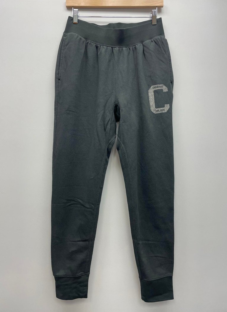 Grey Joggers In Grey - Grey