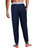 Waffle Rib Cuff Sleep Pant In Athletic Navy