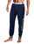 Waffle Rib Cuff Sleep Pant In Athletic Navy - Athletic Navy