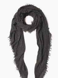 Chan Luu 100% Cashmere Scarf in Charcoal Gray - Charcoal