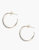 Women's Mini Infinity Hoops In Silver - Silver