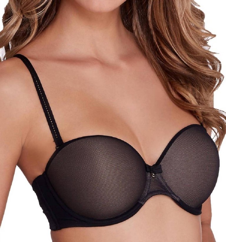 Vous Et Moi Strapless Bra In Black - Black