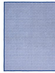 Brewster Scallops Blue Blanket