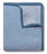 Harborview Herringbone Light Blue Blanket - Slate Blue / Ivory