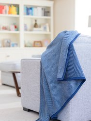 Harborview Herringbone Navy Original Blanket