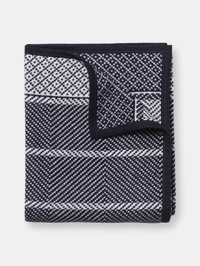 Old Port Herringbone Navy Original Blanket - Navy