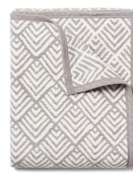 Oyster Cove Diamonds Grey Original Blanket - Grey