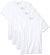 Men's 4-Pack Underwear Crew Neck Shirt In White - White