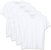 Men's 4-Pack Underwear V-Neck Shirt In White - White