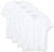 Men's 4-Pack Underwear V-Neck Shirt In White - White