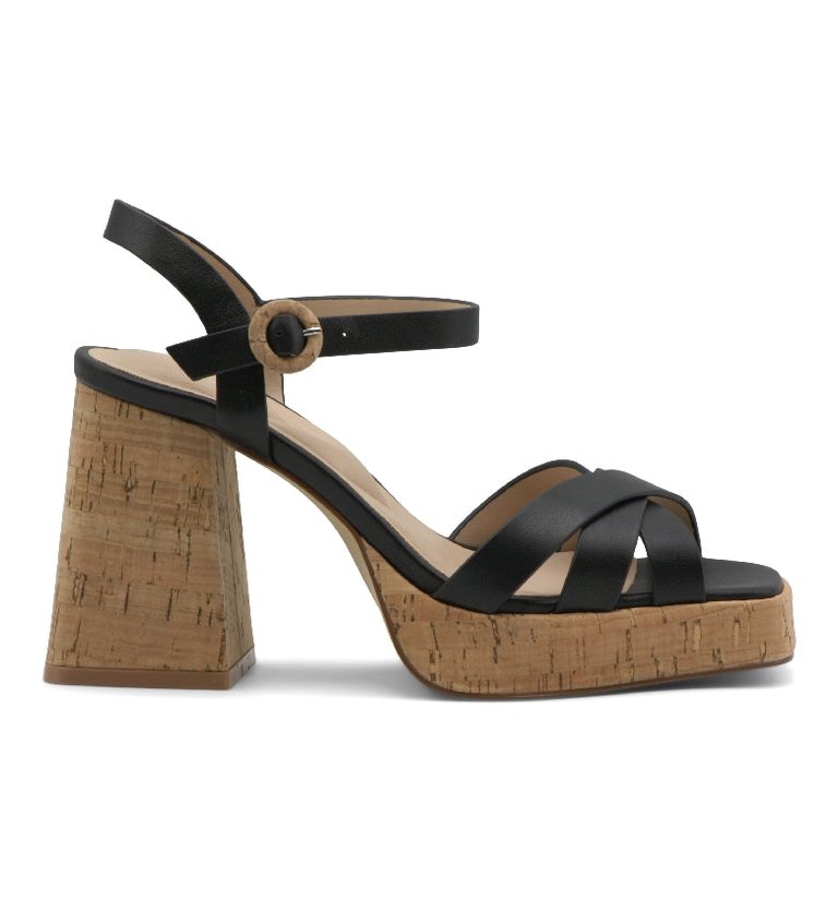 Barnaby Sandal - Black Cork