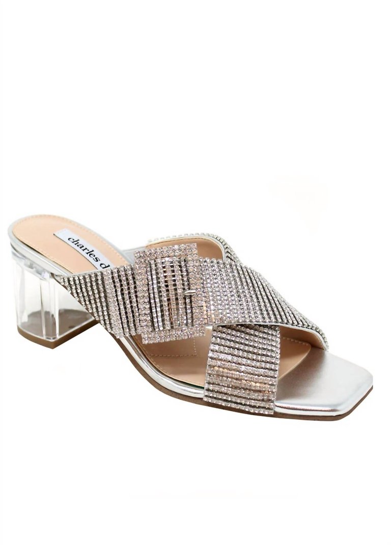 Cayden Sandal In Silver - Silver