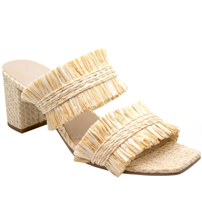 Cami Sandal - Off White-Natural