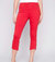 C5466 - Stretch Twill Cropped Pant In Cherry - Cherry