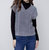 Cable Knit Vest Sweater In Charcoal - Charcoal