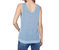 Cold Dye Knit Cami Top In Denim