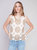 Crochet Sleeveless Tank Top In Dune - Dune