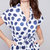 Dot And Dash Mini Dress In Dots