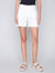 Patch Pocket Shorts In White - White