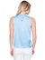 Sleeveless Crew Neck Blouse In Sky