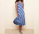 Tie Dye Maxi Dress In Blue And White - Blue And White