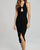 Balboa Midi Dress In Black Onyx - Black Onyx