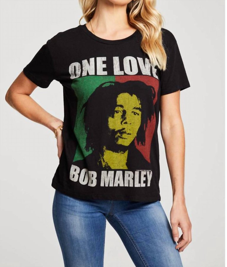 Bob Marley One Love Tee In Black