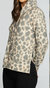 Chaser Rpet Cozy Knit Hoodie With Side Slits - Jungle Leopard