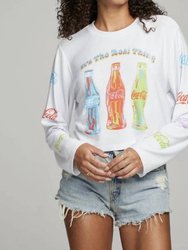 Coca Cola Neon Pop Art Top - White