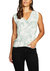 Gauze Jersey Rolled Armhole V Neck Muscle Tank - Savannah