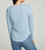 Long Sleeve Crew Neck Shirttail Tee