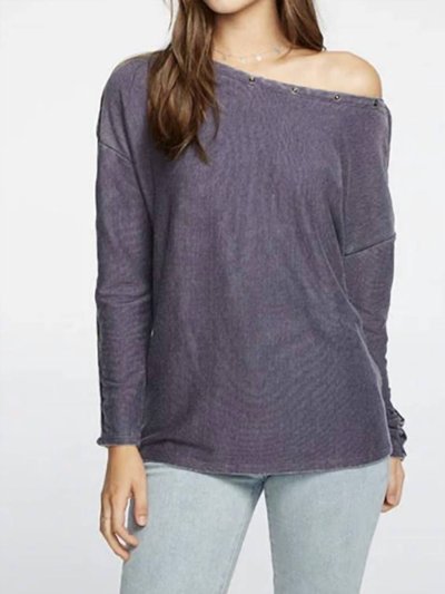 Chaser Long Sleeve Rib Snap Top product