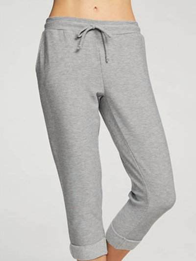 Chaser Rpet Cozy Knit Cropped Roll Hem Jogger product
