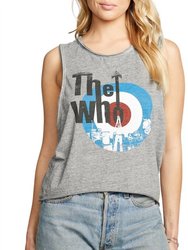 The Who Target Tank Top - Grey