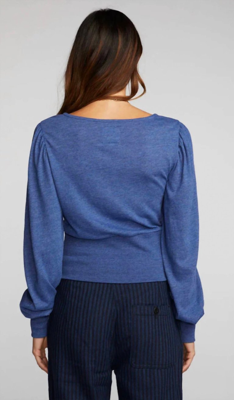 Triblend V-Neck Long Sleeve Top