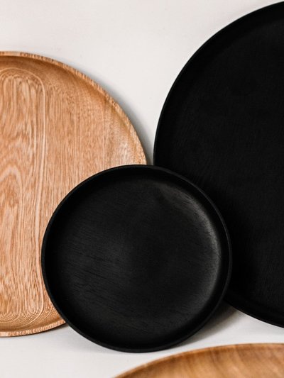 Chechen Wood Design Rosa Morada Wooden Base Platter product