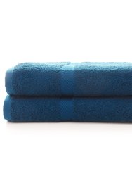 650 GSM Bath Towel - Set of 2 - Dark Blue