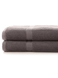 650 GSM Bath Towel - Set of 2 - Gray