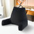 Backrest Reading Pillow - Plush Fiber Filled TV and Gaming Pillow with Armrest