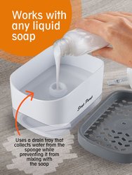 Dish Soap Dispenser and Sponge Holder