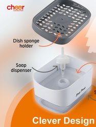 Dish Soap Dispenser and Sponge Holder