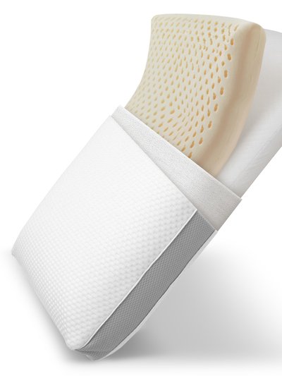 Cheer Collection Dual-Sided Standard Sleeping Pillow with Latex Foam product