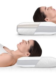 Dual-Sided Standard Sleeping Pillow with Latex Foam