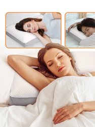 Dual-Sided Standard Sleeping Pillow with Latex Foam
