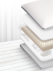 Dual-Sided Standard Sleeping Pillow With Memory Foam