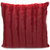 Faux Fur Throw Pillow Cover - Multiple Colors & Sizes Available - Maroon