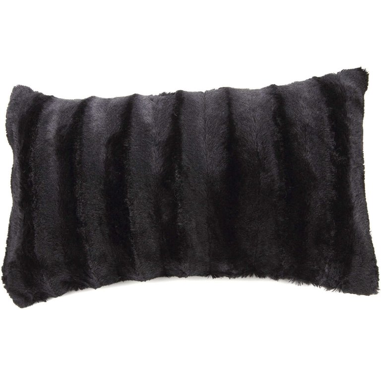 Faux Fur Throw Pillow Cover - Multiple Colors & Sizes Available