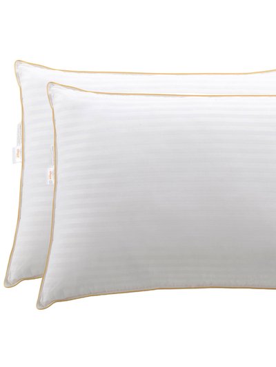 Cheer Collection Goose Down Alternative Striped Pillow - Set of 2 product
