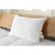 Goose Down Alternative Striped Pillow - White